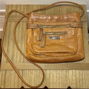 Tignanello | Brown Leather Crossbody Purse